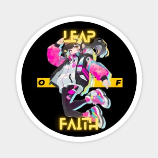 Leap of Faith (black) Magnet